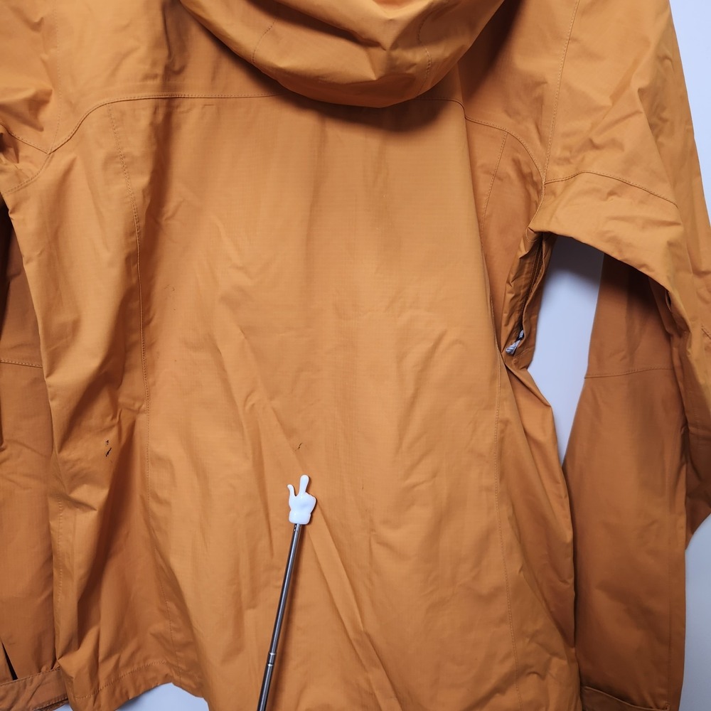 REI Co-op Rainier Jacket Womens Small Orange 2.5L Waterproof Outdoors Hiking - Picture 14 of 16